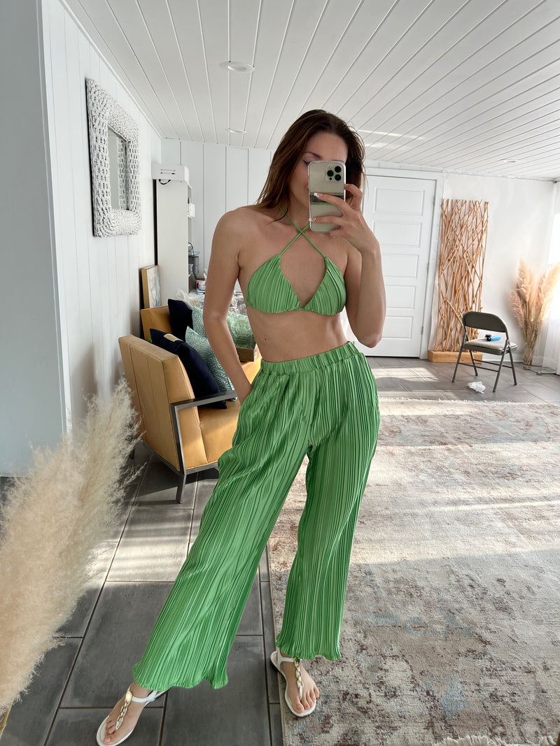 Hannah Two Piece Set in Green