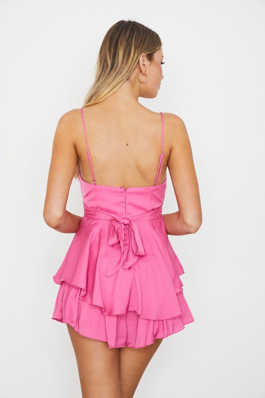 Cassia Double Ruched Cami Mini Dress