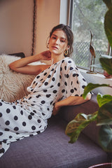Nadia One Shoulder Wrap Dress