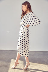 Nadia One Shoulder Wrap Dress
