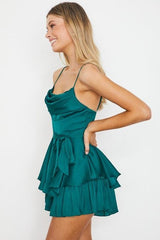 Cassia Double Ruched Cami Mini Dress