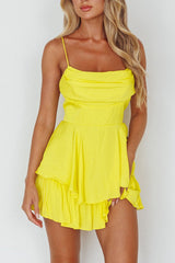 Cassia Double Ruched Cami Mini Dress