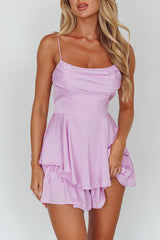 Cassia Double Ruched Cami Mini Dress