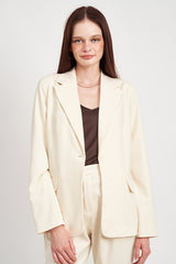 Oversized Cutedge Detail Blazer