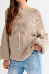 Hannah Ribbed Knitted Sweater