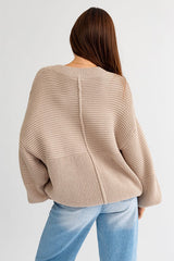 Hannah Ribbed Knitted Sweater