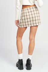 Michelle Square Printed Mini Skirt