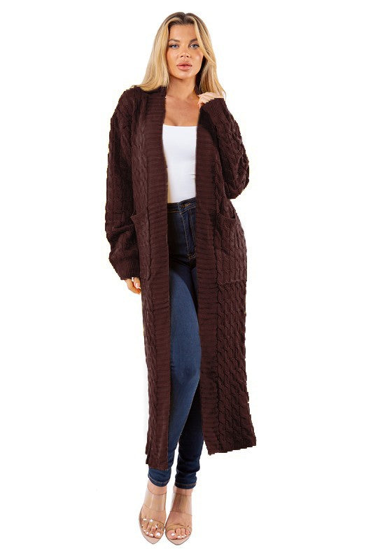 Elizabeth Long Maxi Sweater Cardigan