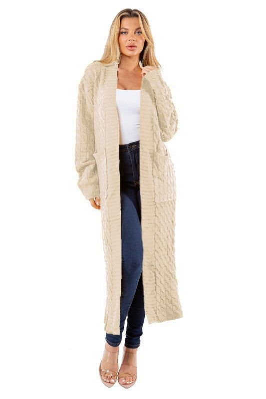 Elizabeth Long Maxi Sweater Cardigan