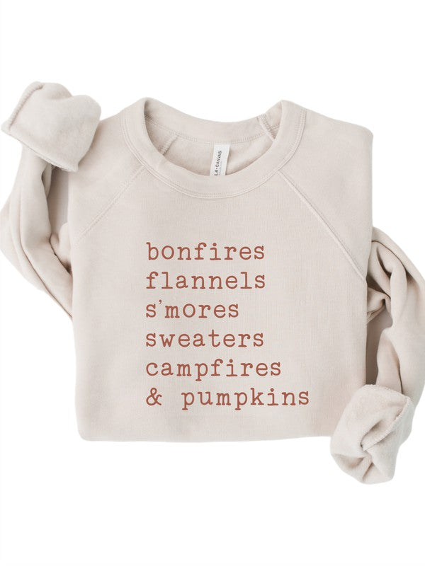 Karla bonfires flannels s'mores Sweatshirt