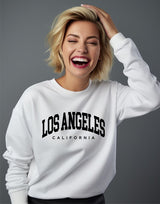 Amanda Los Angeles California Graphic Crewneck Sweatshirt