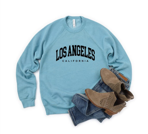 Amanda Los Angeles California Graphic Crewneck Sweatshirt