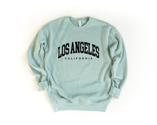 Amanda Los Angeles California Graphic Crewneck Sweatshirt
