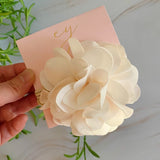 Lia Chiffon Petals Rosette Tie Necklace