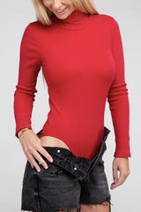 Lena Long-Sleeve Turtleneck Bodysuit