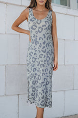 Mae Sleeveless Slit Midi Dress