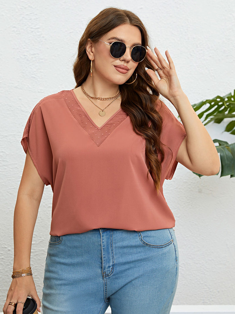 Nikita V-Neck Short Sleeve Blouse