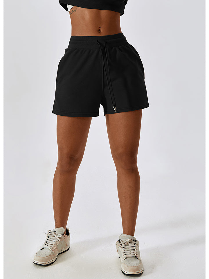 Juniper Drawstring Smocked Waist Sports Shorts