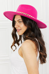 Josephine Fedora Hat in Pink