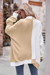 Trinity Open Front Dropped Shoulder Longline Cardigan
