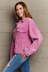 Reign Corduroy Button Down Jacket