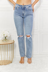 Faith Abby High Rise Slim Straight Jeans