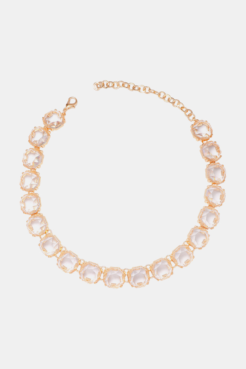 Leia Zinc Alloy Resin Necklace