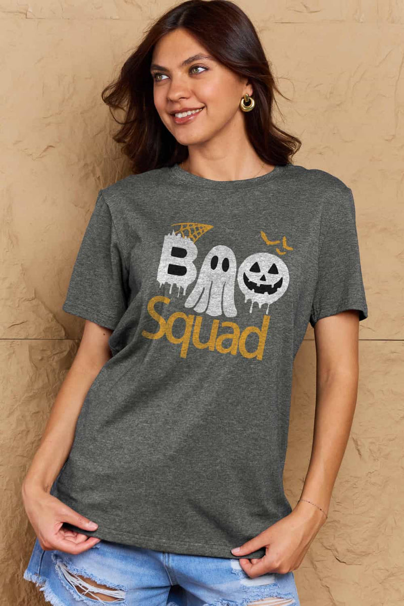 Aila Full Size BOO SQUAD Graphic Cotton T-Shirt