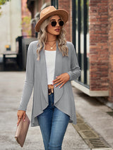 Veda Open Front Long Sleeve Cardigan