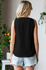 Celeste Knot Detail V-Neck Tank