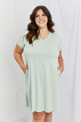 Alexia Full Size V-Neck Dress
