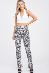Kendal Zebra Print Black/White PANTS