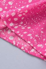 Billie Printed V-Neck Butterfly Sleeve Tank