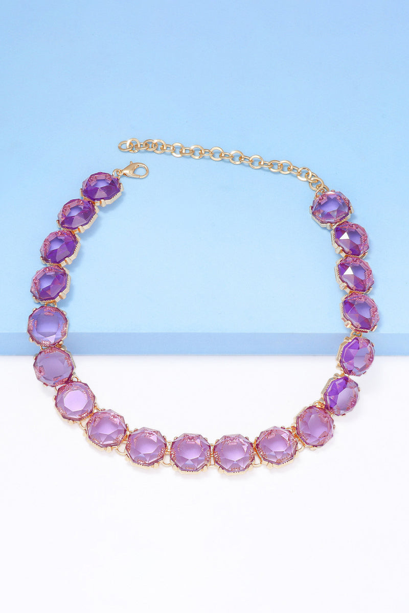 Leia Zinc Alloy Resin Necklace