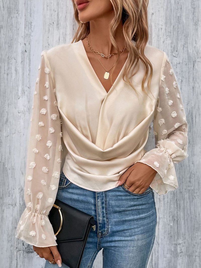 Tinsley Flounce Sleeve Blouse