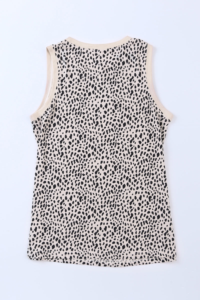 Whitley Printed Round Neck Tank