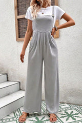 Raina Square Neck Sleeveless Jumpsuit