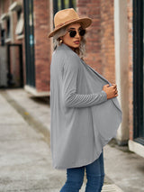 Veda Open Front Long Sleeve Cardigan