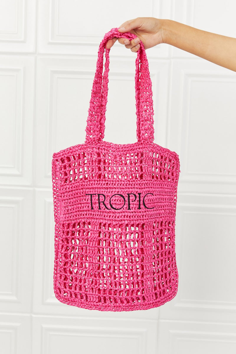 Trudy Tropic Babe Staw Tote Bag