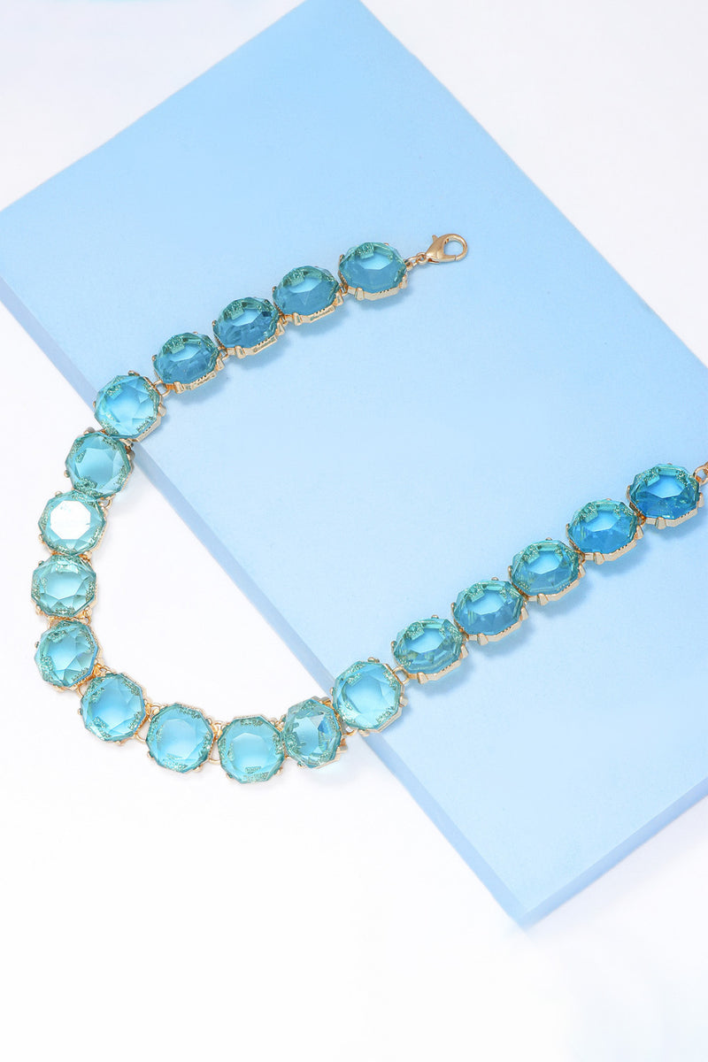 Leia Zinc Alloy Resin Necklace