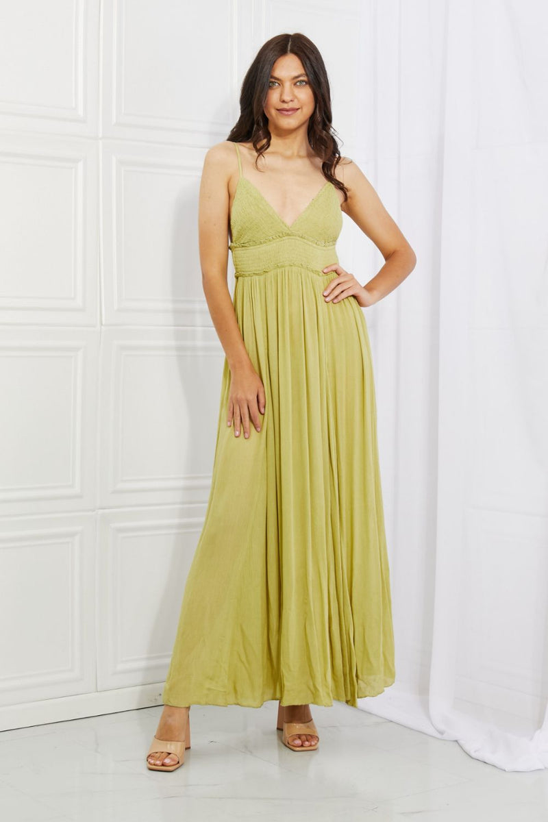 Sadie Plus One Smocked Bust Maxi Dress