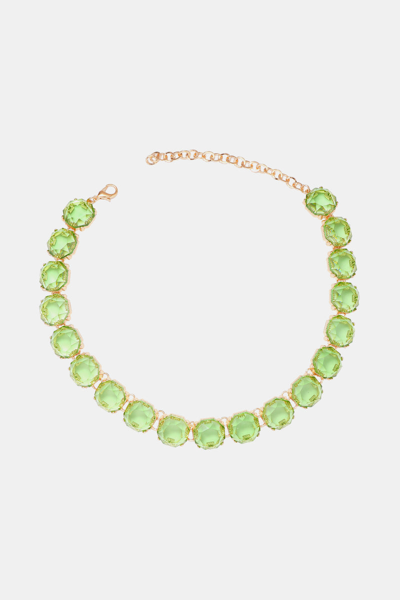 Leia Zinc Alloy Resin Necklace