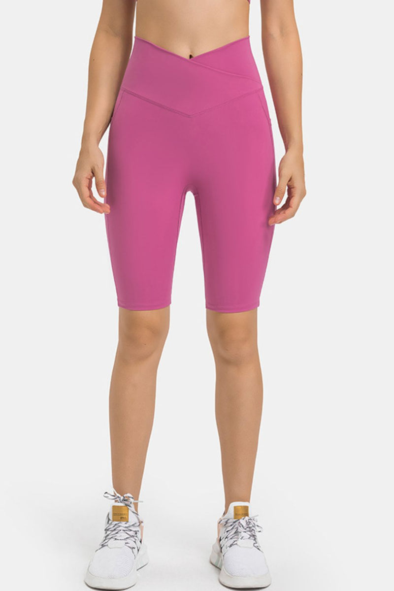 Savannah High Waist Biker Shorts with Pockets