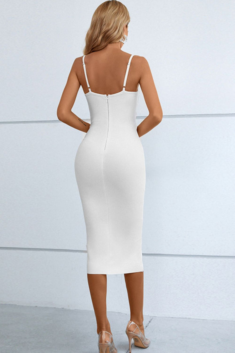 Carolina Cutout Spaghetti Strap Bodycon Dress