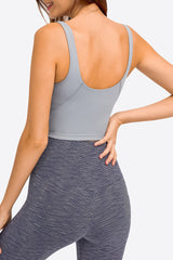 Bianca Deep V-Neck Crop Sports Bra
