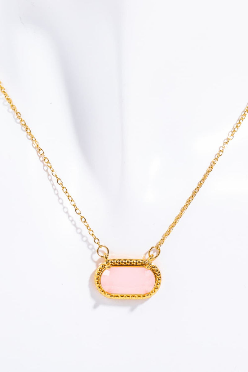 Brooklyn Copper 14K Gold Pleated Pendant Necklace