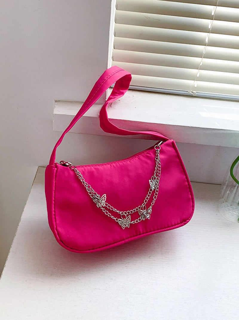 Aliya Butterfly Charm Polyester Hand Bag