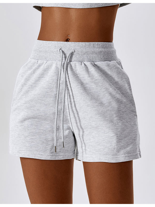 Juniper Drawstring Smocked Waist Sports Shorts