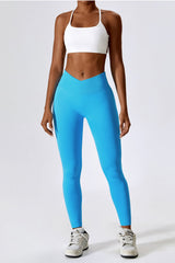 Angie Slim Fit Wide Waistband Sports Leggings