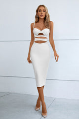 Carolina Cutout Spaghetti Strap Bodycon Dress